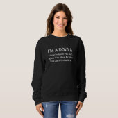 Doula lost problemen op met assistent-werker Funny Trui (Voorkant volledig)