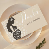 Doula Midechtgenote Birth Coach Floral Women Silho Visitekaartje