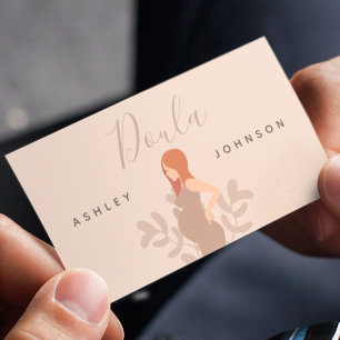 Doula Midechtgenote Birth Coach Neutrale pasta Zwa Visitekaartje