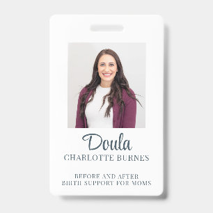 Doula Midechtgenote Birth Coach Waterverf Rainbow  Badge