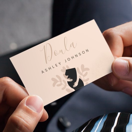 Doula Midechtgenote Birth Coach Zwangere Lady Eart Visitekaartje