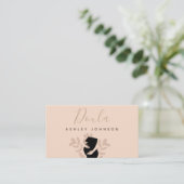 Doula Midechtgenote Birth Coach Zwangere Lady Eart Visitekaartje (Staand voorkant)