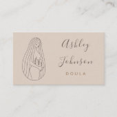 Doula Midechtgenote Birthing Coach Pregnant Lady L Visitekaartje (Voorkant)