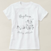 Doula Midechtgenote die borstvoeding geeft T-shirt (Design voorkant)
