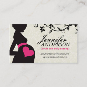 Doula, Midechtgenote en Belly Casting Visitekaartj Visitekaartje