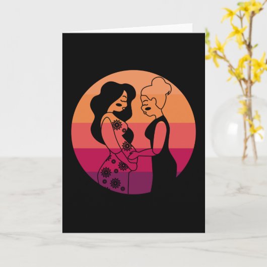 Doula Midechtgenote Obstetricia Birth Kaart (Gele Bloem)