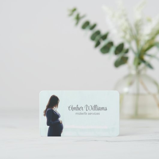 Doula Midechtgenote Zwangerschap Visitekaartje (Staand voorkant)