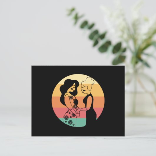 Doula Midechtgenote Zwangerschap Voeding Gift Briefkaart (Staand voorkant)