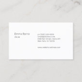 Doula Midwife, geboortecoach Visitekaartje (Achterkant)