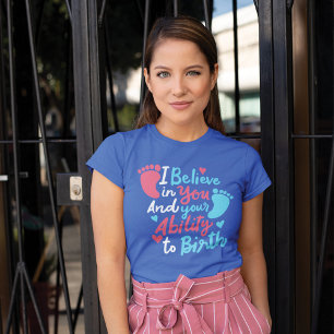 Doula Midwife Inspirational Saying Novelty T-shirt