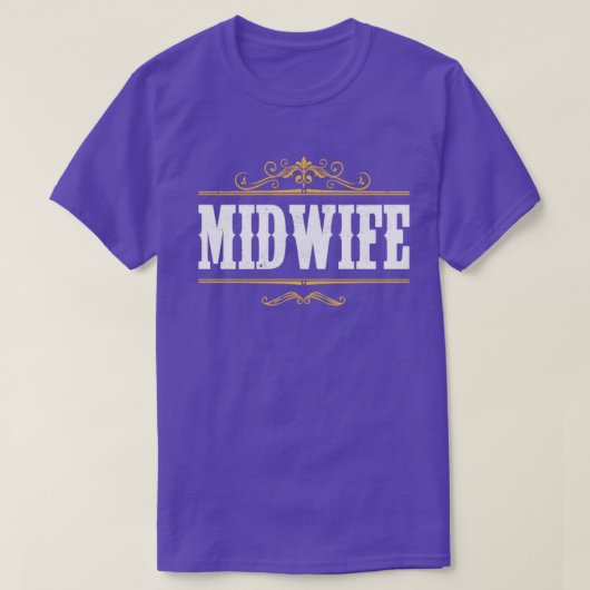 Doula Midwifery Birthing Support, verlosvrouw T-shirt (Design voorkant)