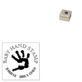 Doula Newborn Baby Handprint Rubberstempel (Gestempeld)