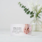 Doula of vroedvrouw zwangerschap bevalling en post visitekaartje (Staand voorkant)