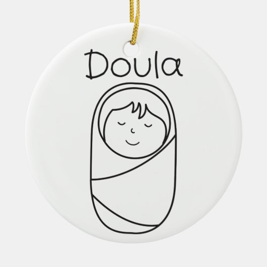 Doula Porcelain Ornament (Voorkant)