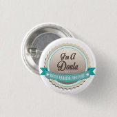 Doula Ronde Button 3,2 Cm (Voorkant /achterkant)