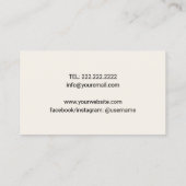 Doula Service vroedvrouw professionele geboorte co Visitekaartje (Achterkant)