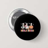 Doula Squad Goose Spooky Halloween lactatie Consu Ronde Button 5,7 Cm (Voorkant /achterkant)