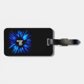 doula star-explosie bagagelabel (Achterkant horizontaal)