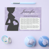 Doula, verloskundige, Belly Casting Flyer (Enkel)