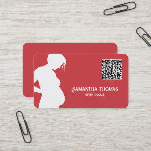 Doula Verloskundige QR Code Visitekaartje