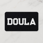 Doula Verloskundige Scannable QR Visitekaartje (Voorkant)