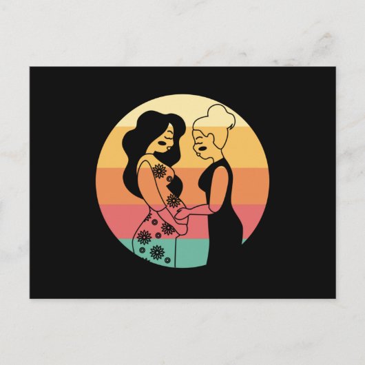 Doula Verloskundige Zwangerschap Geboorte Cadeau Briefkaart (Voorkant)