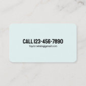 Doula Verloskundige Zwangerschap QR Visitekaartje (Achterkant)