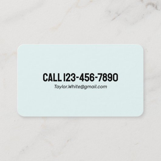 Doula Verloskundige Zwangerschap QR Visitekaartje (Achterkant)