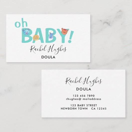 Doula Visitekaartje (Voorkant / Achterkant)