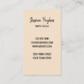 Doula Visitekaartje (Achterkant)