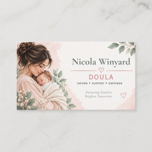 Doula Visitekaartje (Voorkant)
