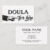 Doula Visitekaartjes - Koel Vintage (Voorkant / Achterkant)