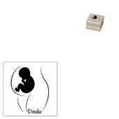 Doula Zwanger Rubberstempel (Gestempeld)