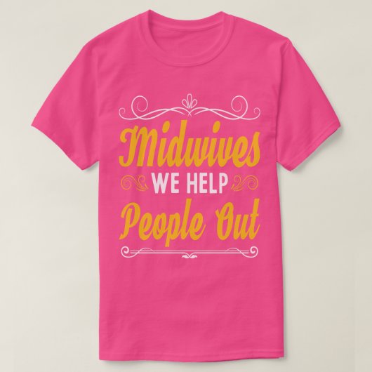 Doula Zwangerschapsteun Midwifery Funny Midwel T-shirt (Design voorkant)