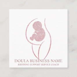 Doula Zwangerschapsverpleegster Nieuw Moeder Geboo Vierkante Visitekaartje