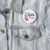 Doulas Rock. Giften Ronde Button 5,7 Cm (In situ)