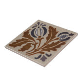 Doulton Lambeth Nouveau Barbotine Antiek Repro Tegeltje (Zijkant)