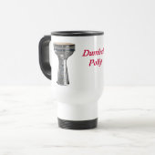 Doumbek Darbuka Drum Custom Roestless Travel Mug Reisbeker (Voorkant links)
