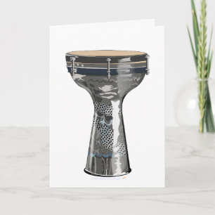 Doumbek Drum Wenskaart Darbuka Tombak Tabla Kaart