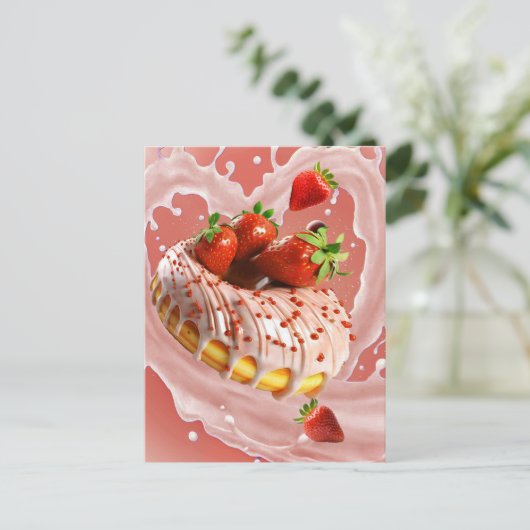 dounat briefkaart (Staand voorkant)