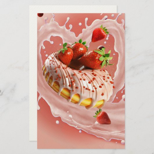 dounat briefpapier (Voorkant / Achterkant)