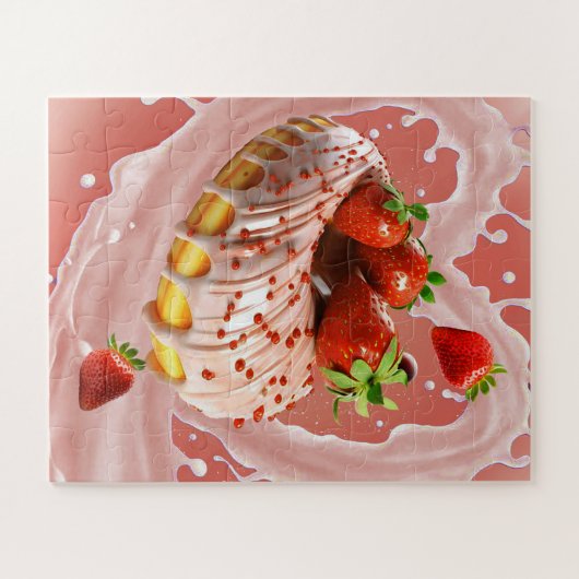 dounat legpuzzel (Horizontaal)