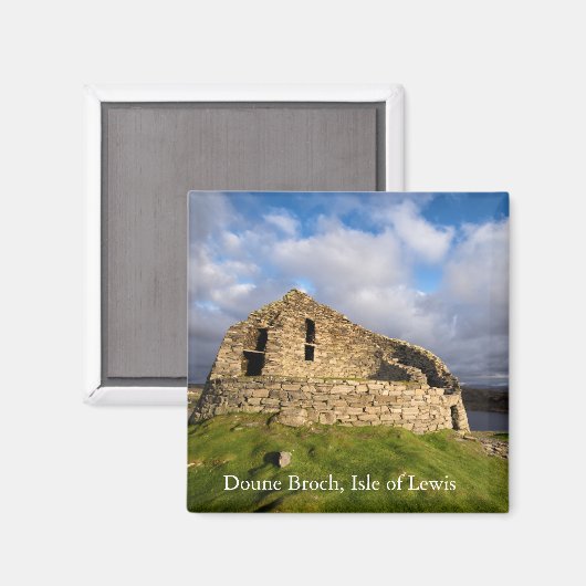 Doune Broch, Carloway, Isle of Lewis Magnet (Voorkant / Achterkant)