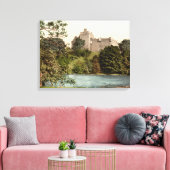 Doune Castle, Stirling, Schotland canvas print (Insitu (Woonkamer))
