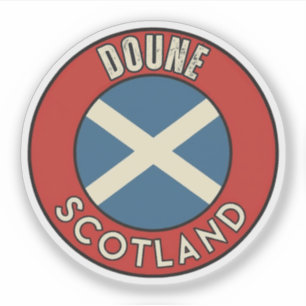 Doune, Schotland Sticker