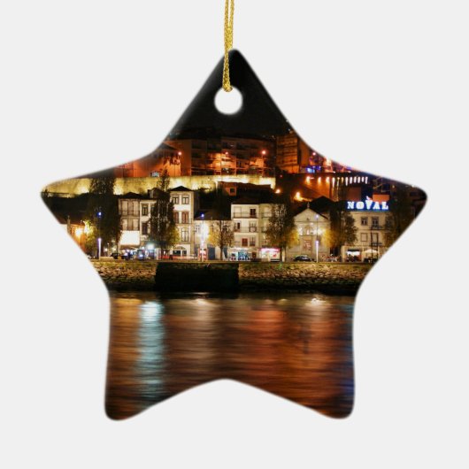 Douro in Porto, Portugal Keramisch Ornament (Voorkant)