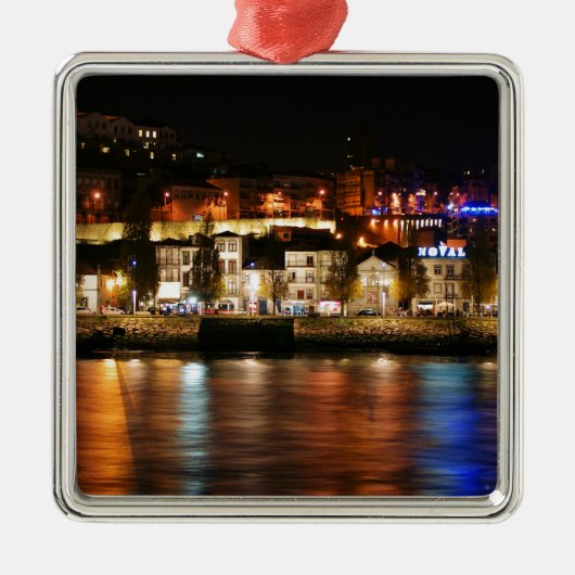 Douro in Porto, Portugal Metalen Ornament (Voorkant)