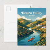 Douro-vallei Portugal Briefkaart (Voorkant / Achterkant)