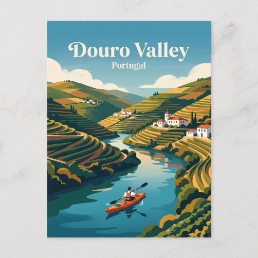 Douro-vallei Portugal Briefkaart (Voorkant)