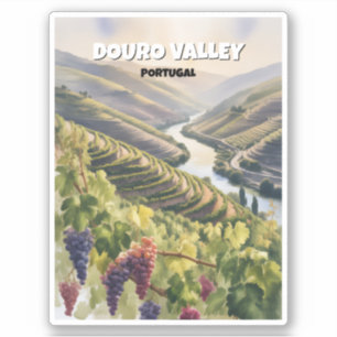 Douro Valley Portugal Sticker